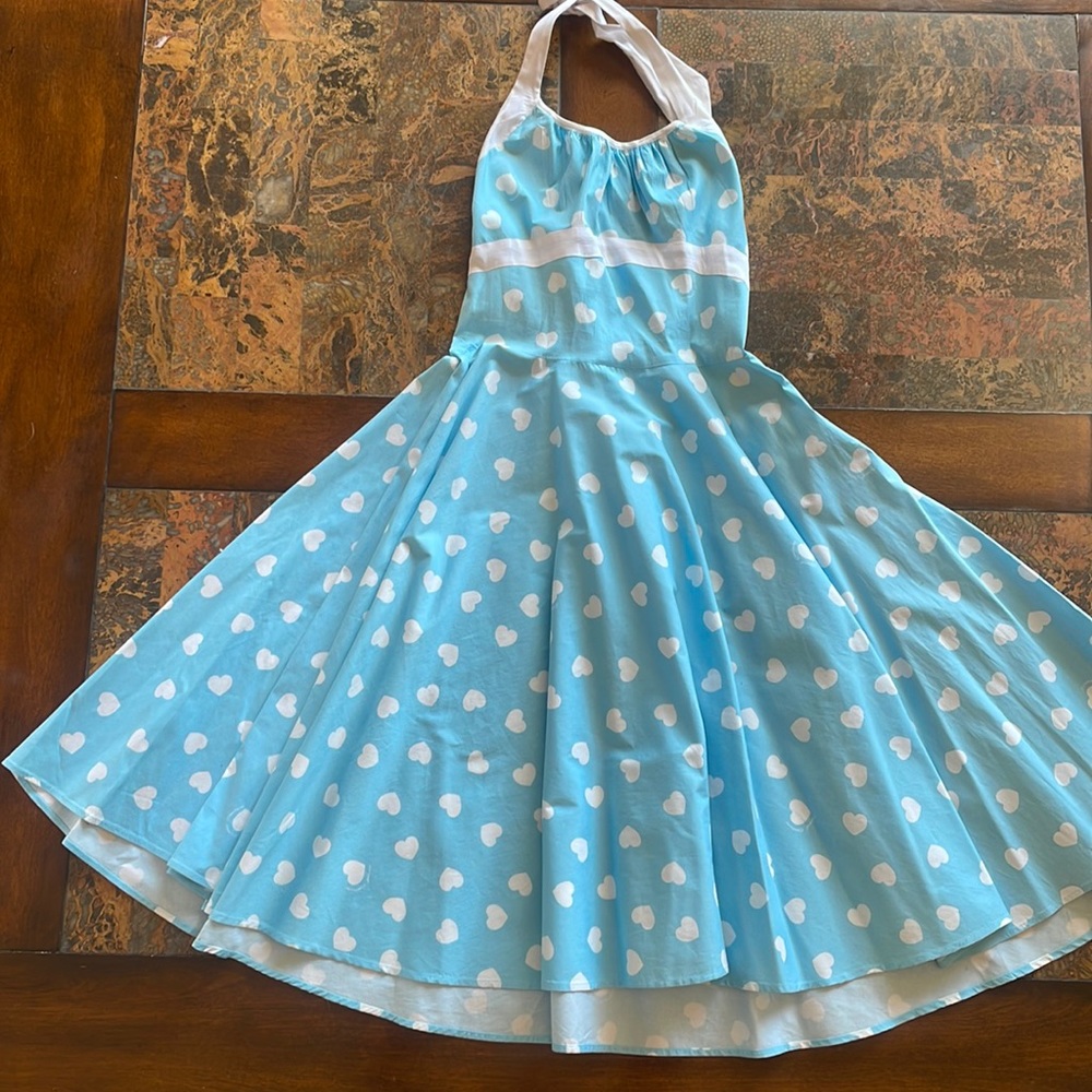 50s Inspired Polka Dot Dress